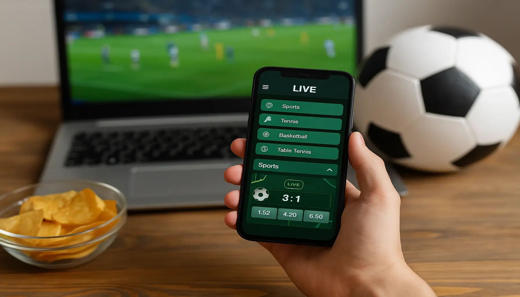 Apostas esportivas no cassino online WINH